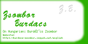 zsombor burdacs business card